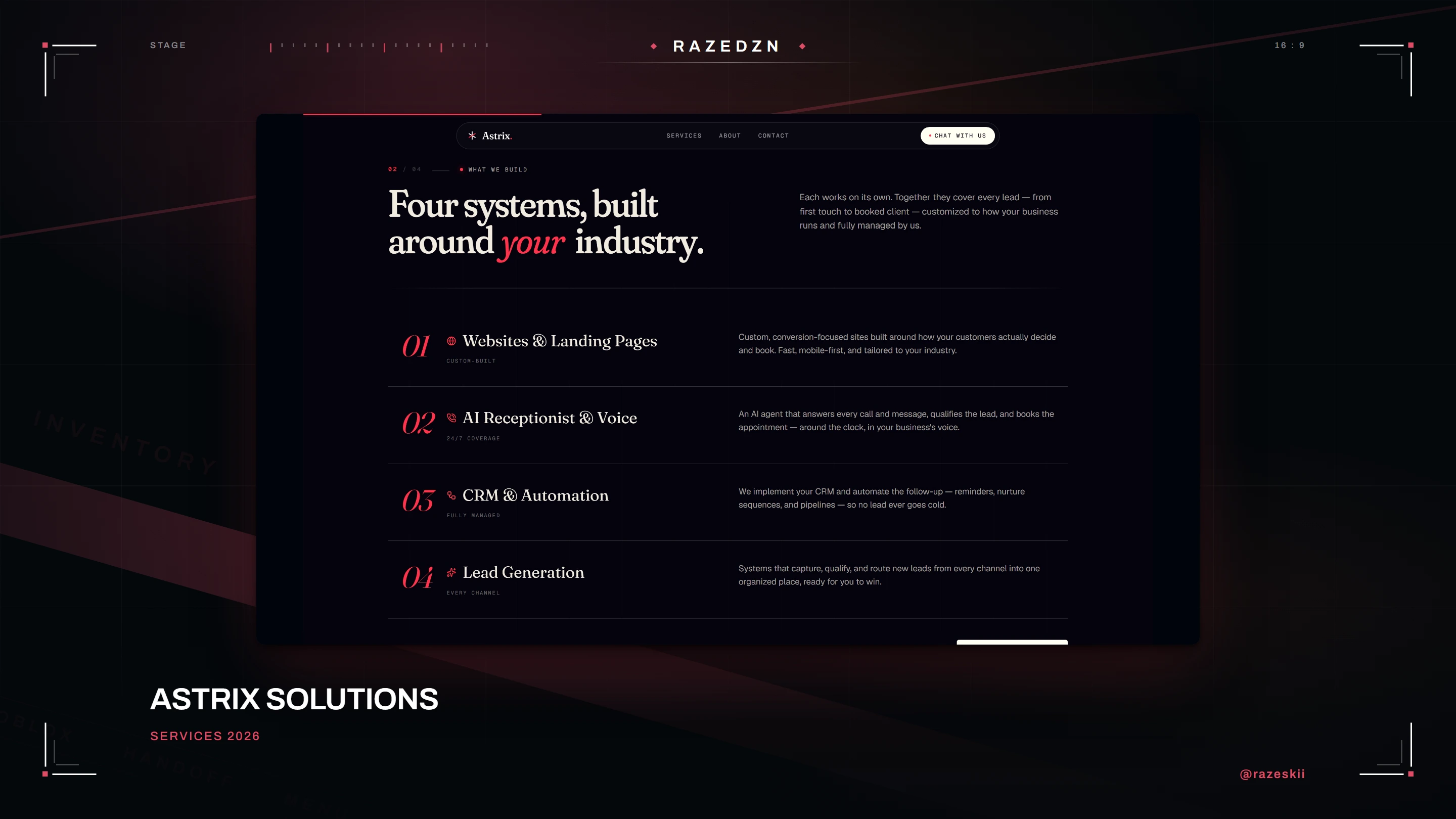Astrix Solutions — Screen