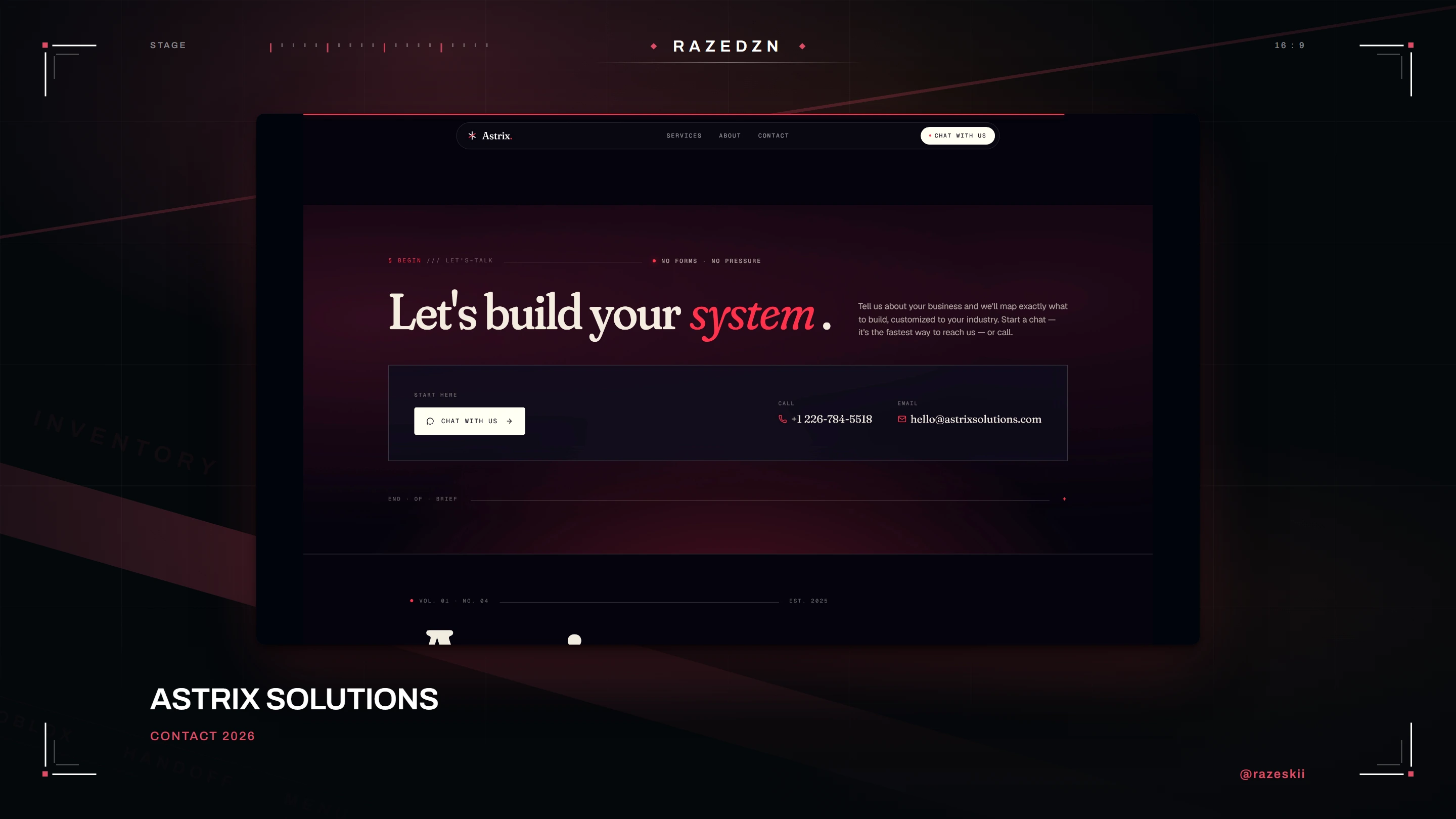 Astrix Solutions — Screen