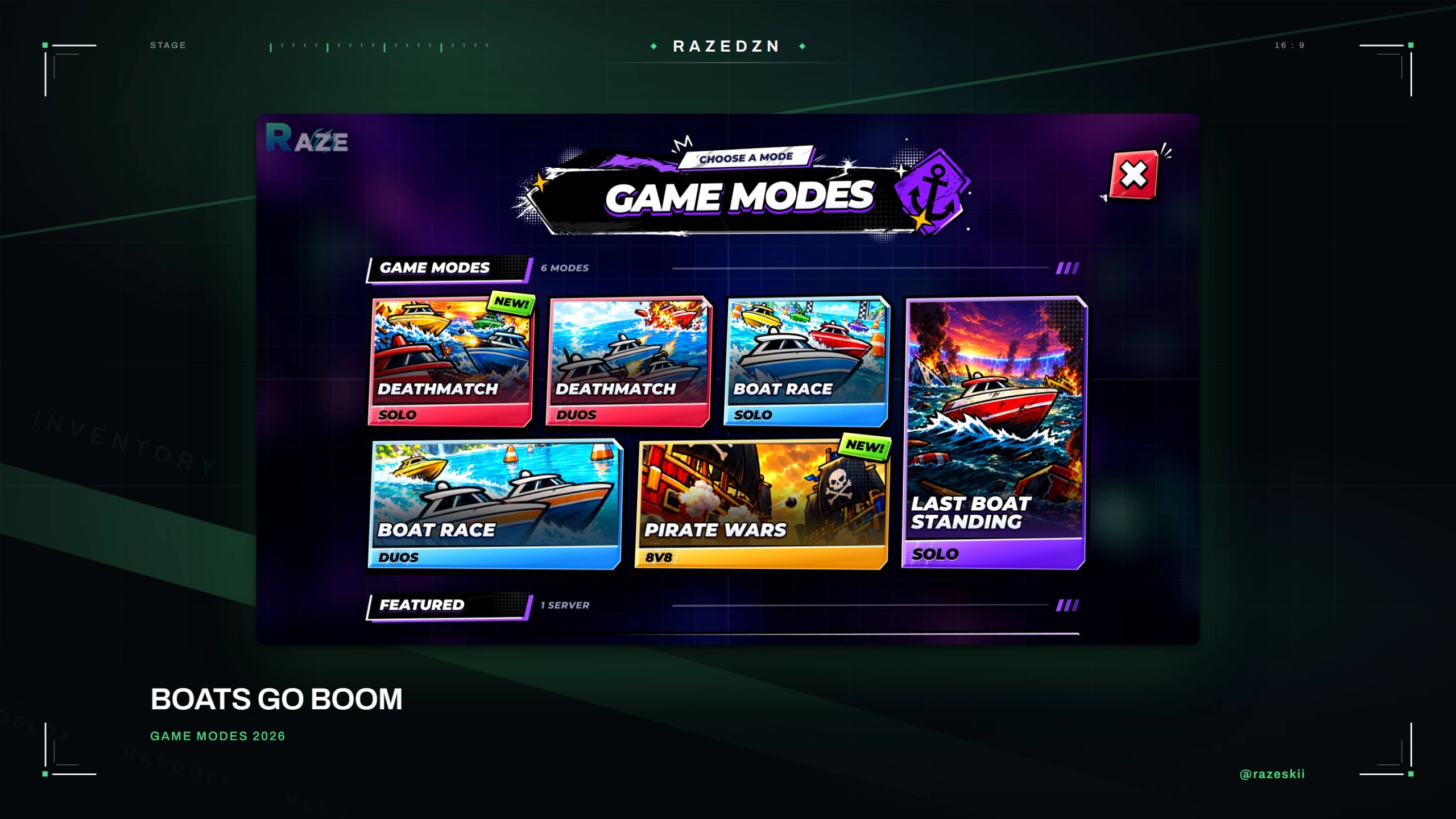 Boats Go BOOM, Game modes