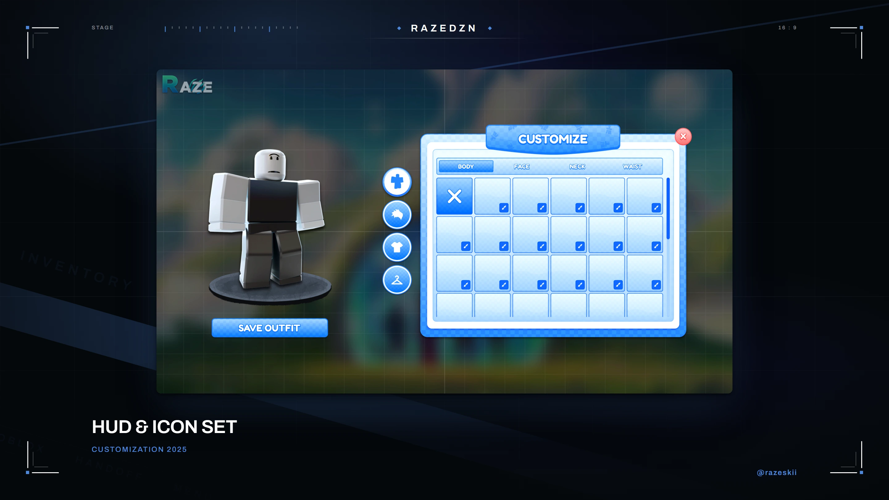HUD & Icon Set — Customization