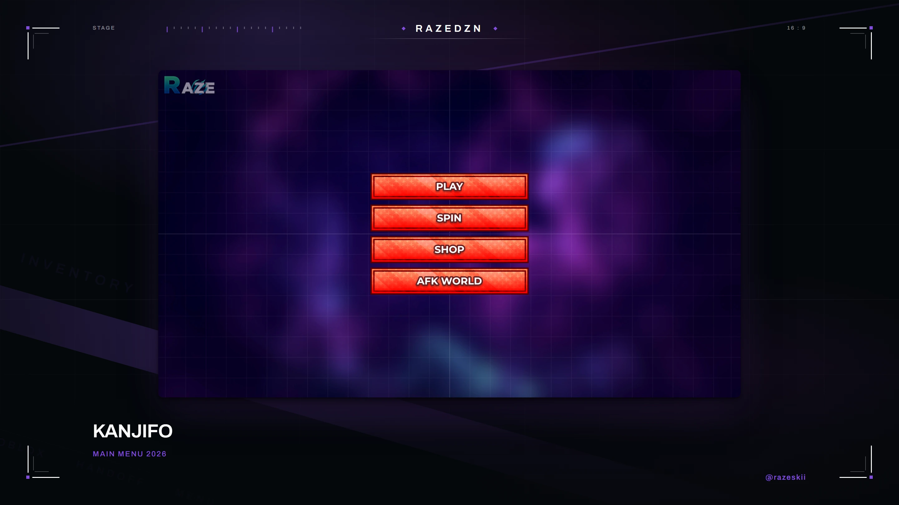 Kanjifo — Main menu