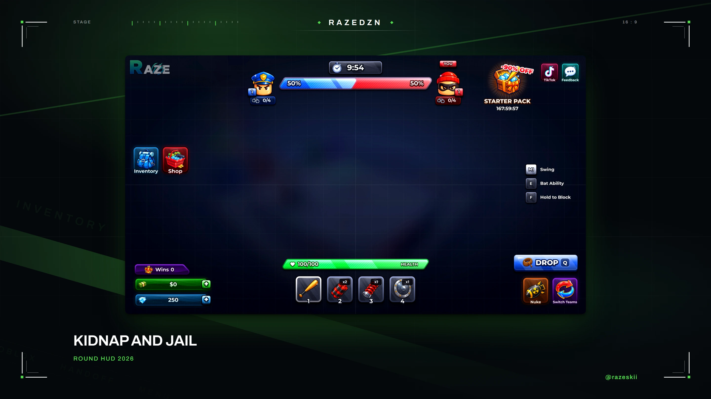 Kidnap And Jail, Round hud