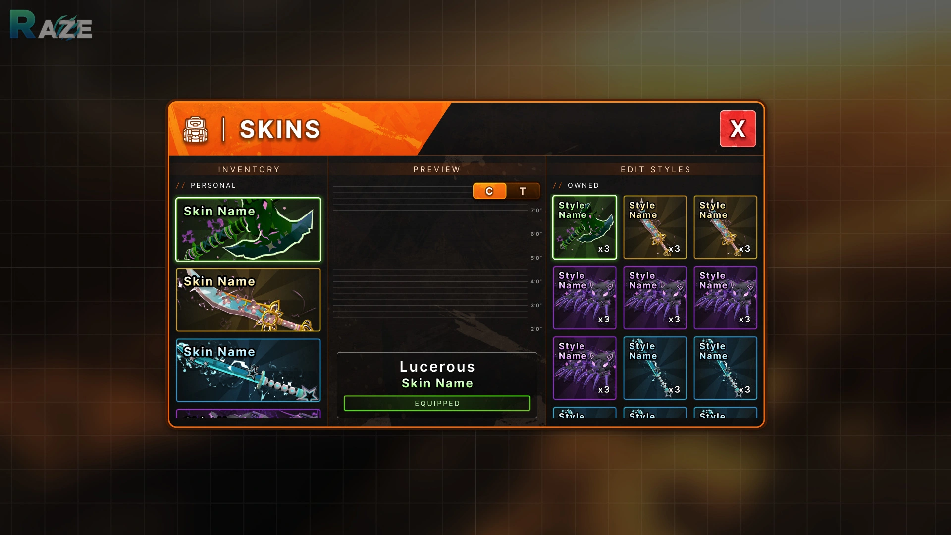 Lacrase, Raw 1791865559857 07 skins