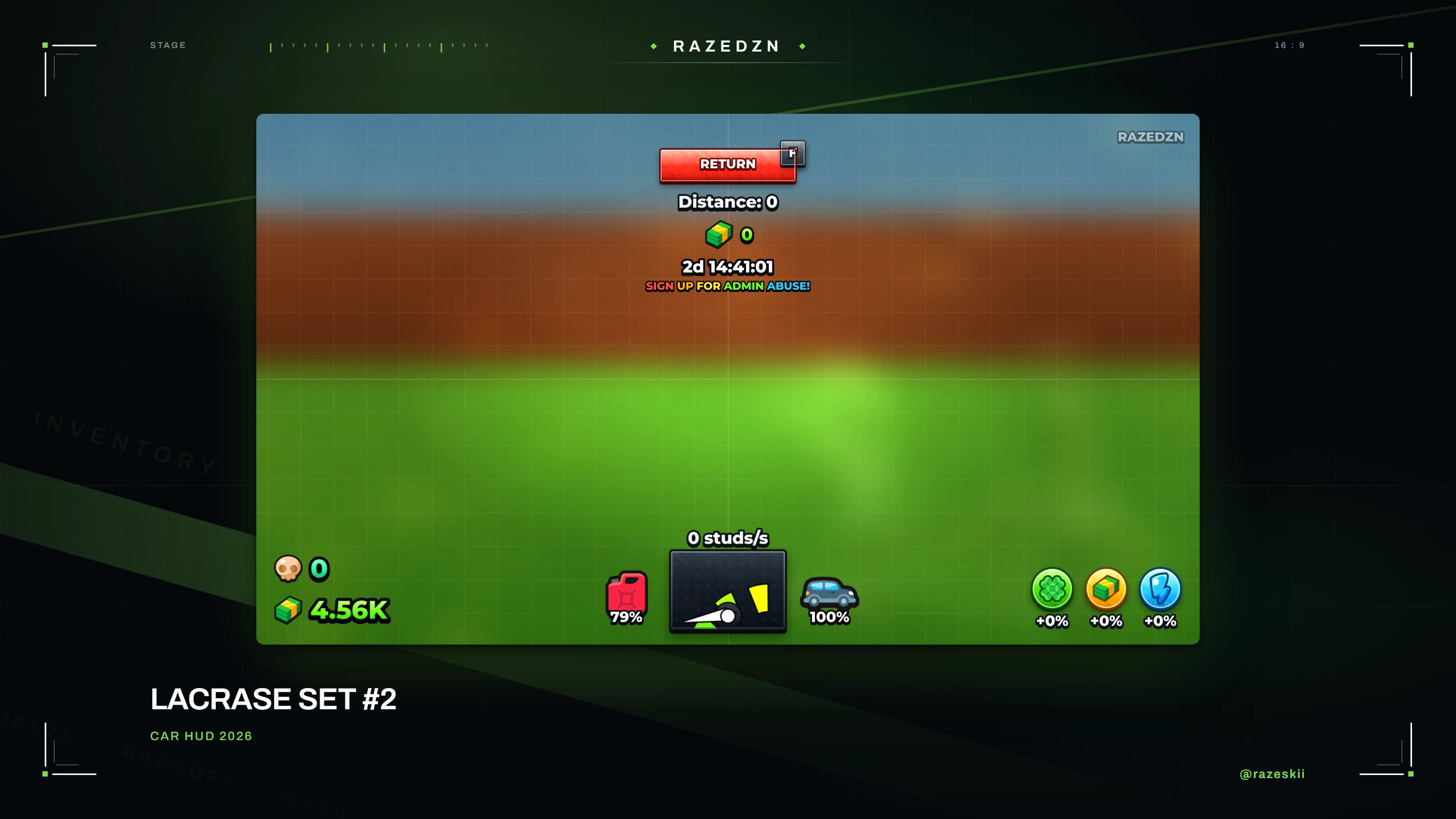 Lacrase Set #2, Car hud
