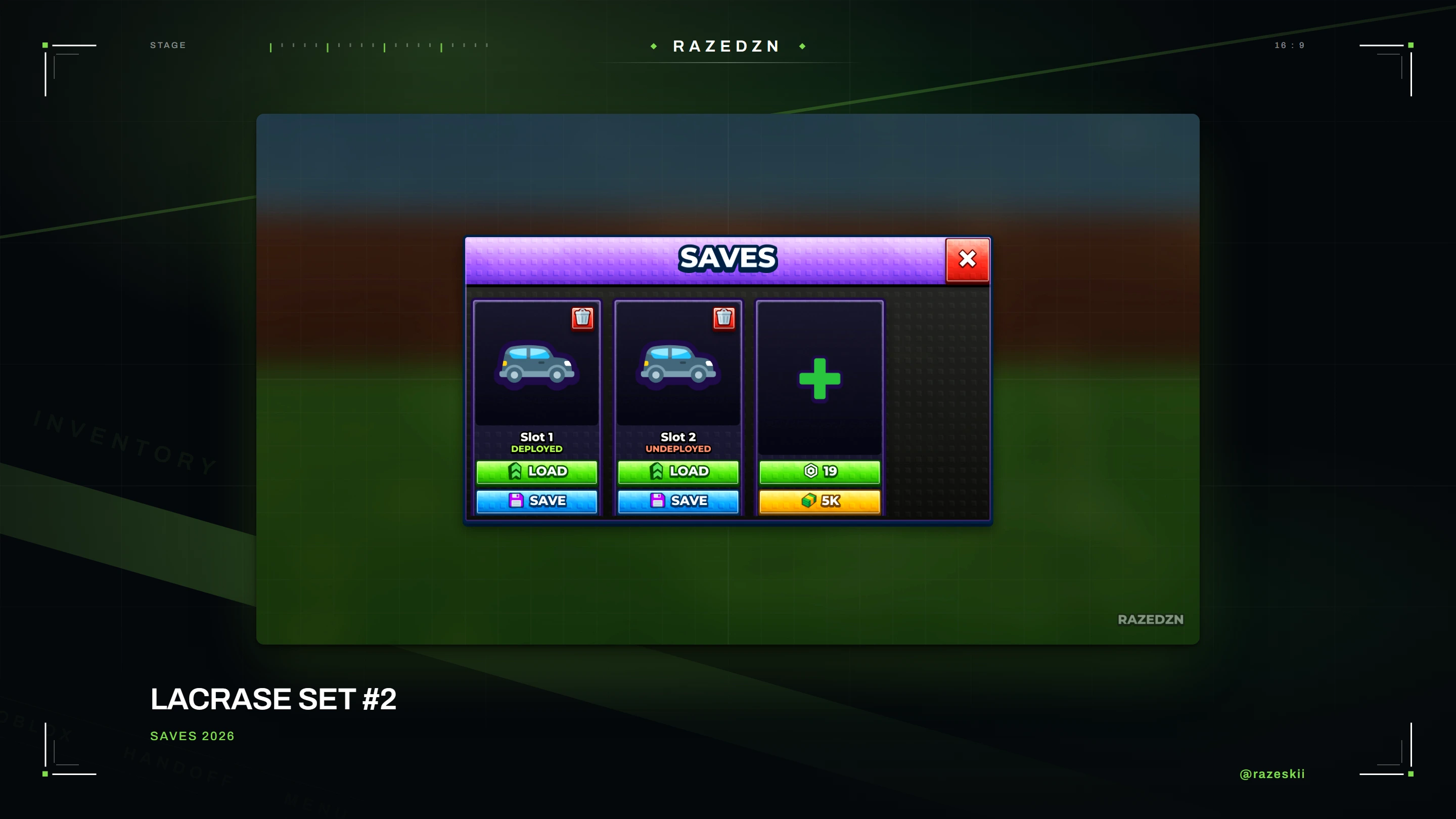 Lacrase Set #2, Saves