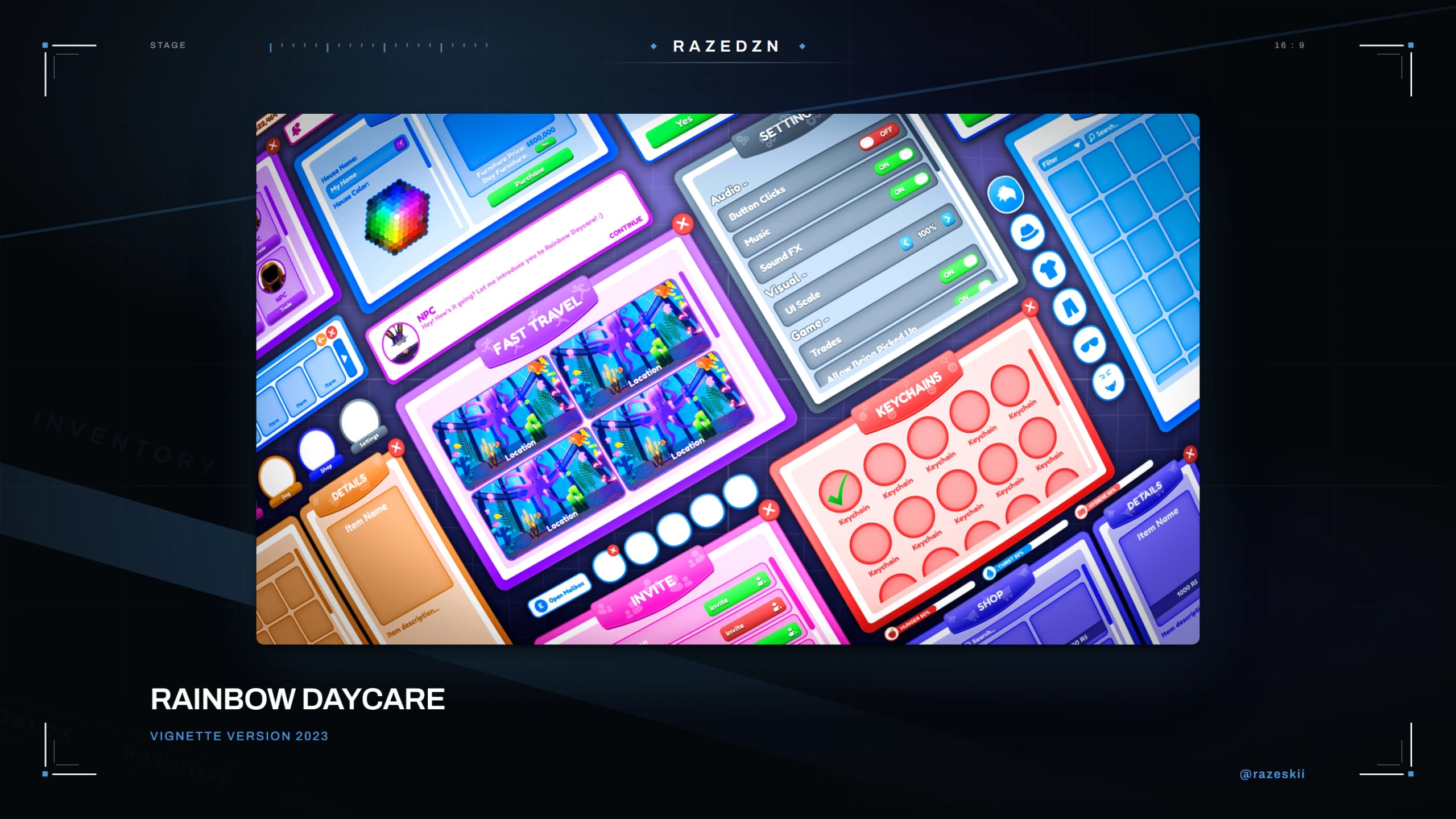 Rainbow Daycare — Rainbow daycare uis gallery vignette version