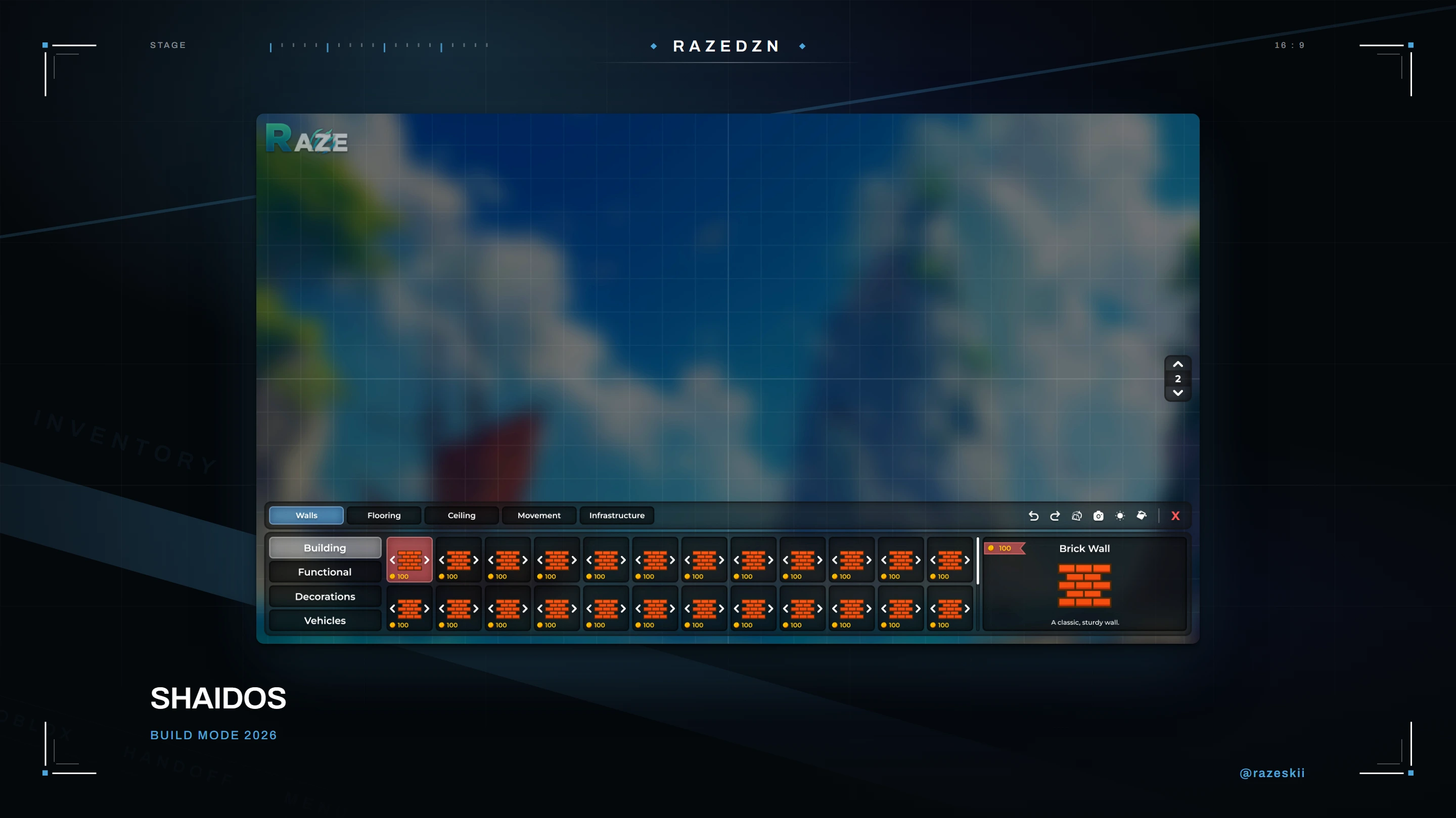 Shaidos — Build mode