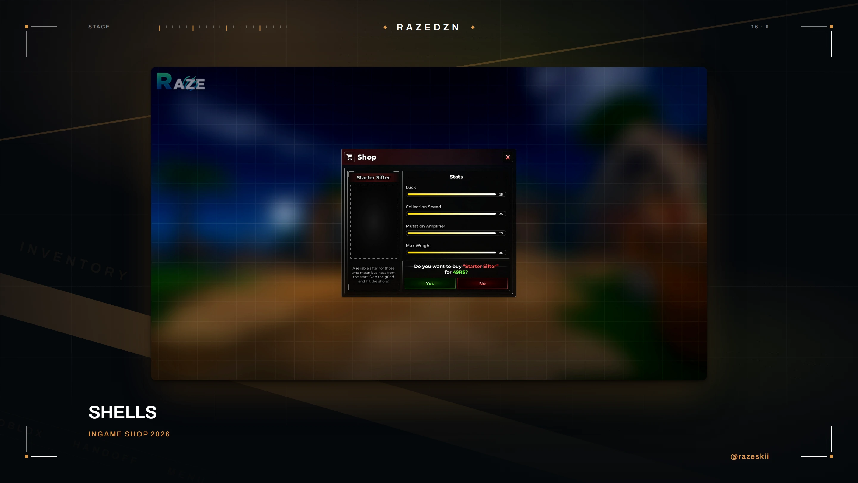 Shells — Ingame shop